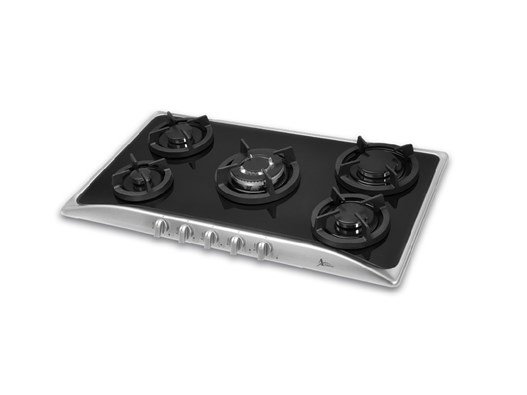 اجاق گاز رومیزی شیشه ای استیل اخوان مدل Gi14-NP